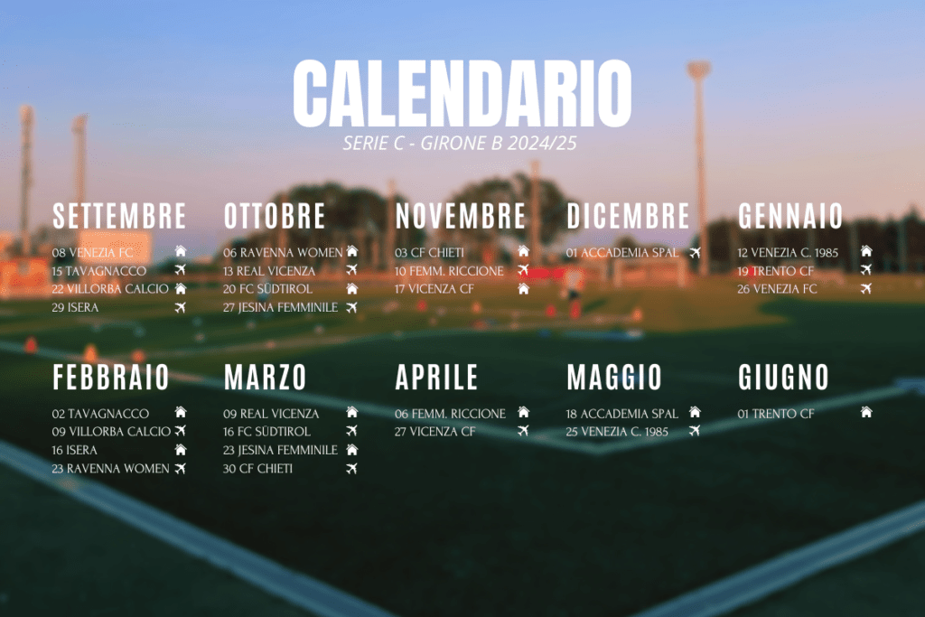 Calendario serie C Gatteo Mare Femminile